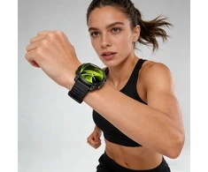 Mobile Origin Lengvai keičiamas Quick Fit dirželis, skirtas Garmin ES2, 26 mm, juodas