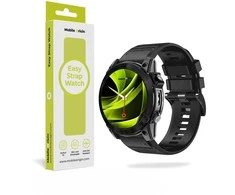 Mobile Origin Lengvai pritvirtinamas dirželis Quick Fit, skirtas Garmin ES2, 22 mm, juodas