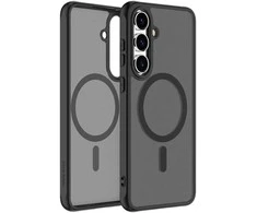 Mobile Origin Lengvas dėklas, MagSafe, matinė juoda - Samsung Galaxy S25 FE
