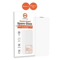 Mobile Origin Oranžinis ekrano apsauginis stiklas iPhone 12 Pro/12 Pro telefonui