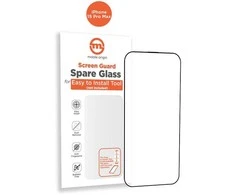 „Mobile Origin“ oranžinis ekrano apsauginis stiklas iPhone 15 Pro Max