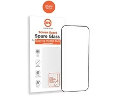 Mobile Origin Oranžinis ekrano apsauginis stiklas iPhone 15 Pro