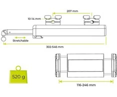 Mobile Origin Planšetė and Phone Mount Arm CA17