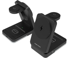 Mobile Origin Sulankstomas 3 viename įkrovimo stovas su apšvietimu, PW28, juodas