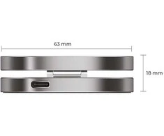 Mobile Origin TravelCharge PRO Sidabrinis