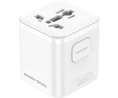 Mobile Origin Universalus kelioninis adapteris PW30 EU/UK/US/AUS, baltas