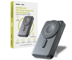 Mobile Origin belaidis magnetinis įkroviklis 10000 mAh, USB-C ir „Lightning“ laidas PB11