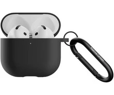 Native Union Active dėklas silikonowe etui ochronne na AirPods 4 juodas