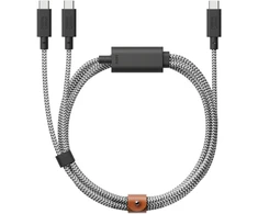 Native Union Belt kabelis (USB-C - USB-C) 2 m, dryžuotas