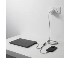 Native Union Belt kabelis (USB-C - USB-C) 2 m, dryžuotas
