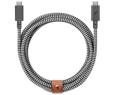 Native Union kabelis su dirželiu C-C PRO 2.4m 240W, zebros raštas
