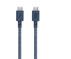 Native Union kabelis su dirželiu (USB-C - USB-C) 1,2 m, tamsiai mėlynas