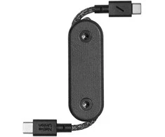 Native Union Pocket Cable - kabelis USB-C - USB-C, 17 cm (juodas)