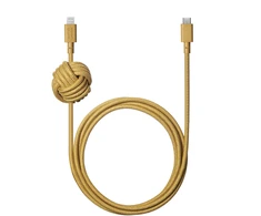 Native Union Night Cable - kabelis USB-C - lightning, 3 m (kraft)