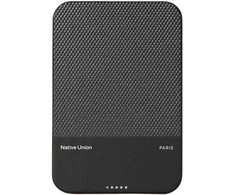 Native Union (Re)Classic Qi2 Power Bank - magnetyczny powerbank 5000 mAh kompatybilny su MagSafe i Qi2, kabelis USB-C - USB-C 15 cm w zestawie (juodas)