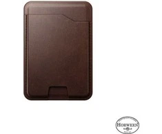Nomad Leather Mag Wallet with Find My Tracking, ruda