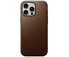 Nomad 2019 m. modernus odinis dėklas, rudas – „iPhone 16 Pro Max“