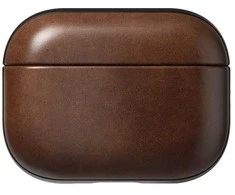„Nomad“ modernus odinis dėklas, kaimiško stiliaus rudas (Horween) – „Airpods Pro 3“