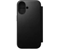 Dėklas Nomad Modern Leather Folio, juodas - iPhone 17