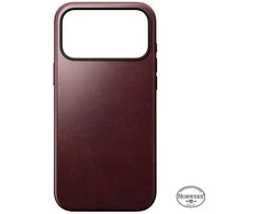 Nomad Modern Odinis dėklas, burgundy (Horween) - iPhone 17 Pro Max