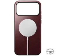 Nomad Modern Odinis dėklas, burgundy (Horween) - iPhone 17 Pro Max