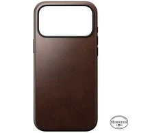 Nomad Modern Odinis dėklas, rustic ruda (Horween) - iPhone 17 Pro Max