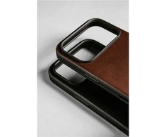 Nomad Modern Odinis dėklas, rustic ruda (Horween) - iPhone 17 Pro Max