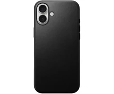 Nomad Modernus odinis dėklas, juodas - iPhone 16 Plus