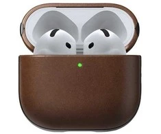 Nomad modernus odinis dėklas, rudas – „Airpods 4“