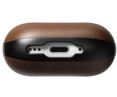 Nomad modernus odinis dėklas, rudas – „Airpods 4“
