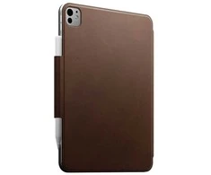 „Nomad“ odinis dėklas, rudas. „Nomad“ oda – „iPad Pro 11“ M4.