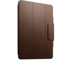 Nomad odinis folio dėklas, rudos spalvos Nomad oda - iPad Pro 13" M4, M5