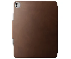Nomad odinis folio dėklas, rudos spalvos Nomad oda - iPad Pro 13" M4, M5