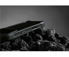 Nomad Rugged Odinis dėklas, juodas (Horween) - iPhone 17 Pro Max