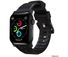 „Nomad Rugged Strap“, juodas metalinis dirželis – „Apple Watch“ 49 mm / 46 mm / 45 mm / 44 mm / 42 mm