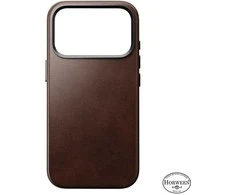 Dėklas Nomad Traditional Odinis dėklas, rustic ruda (Horween) - iPhone 17 Pro