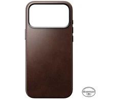 Nomad Traditional Odinis dėklas, rustic ruda (Horween) - iPhone 17 Pro Max