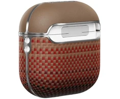 Pitaka aramidinio pluošto magnetinis dėklas, saulėlydžio spalvos – AirPods 4