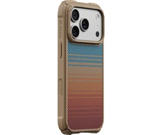 Dėklas PITAKA Cairn Case California Dream 01, skirtas iPhone 18 Pro / 17 Pro, saulėlydžio spalvos
