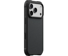 Dėklas PITAKA Cairn Case, skirtas iPhone 18 Pro / 17 Pro, juodas pilkas