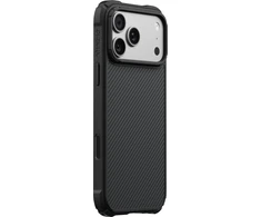 Dėklas PITAKA Cairn Case, skirtas iPhone 18 Pro Max / 17 Pro Max, juodas pilkas