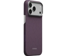 Dėklas PITAKA Edge PTK Weaving-Charoite MagSafe, skirtas iPhone 18 Pro Max / 17 Pro Max, violetinis