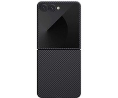 Pitaka itin plonas dėklas, juodas/pilkas – „Samsung Galaxy Z Flip 7“