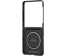Pitaka itin plonas dėklas, juodas/pilkas – „Samsung Galaxy Z Flip 7“