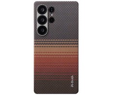 Pitaka lytėjimo austas dėklas, saulėlydžio spalvos – „Samsung Galaxy S25 Ultra“