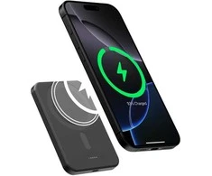 Pitaka Power Bank Qi2, Juodas/Pilkas