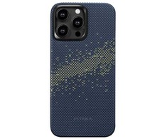 Dėklas Cases And Covers Pitaka StarPeak MagEZ Case 4, milky way galaxy - iPhone 15 Pro Max