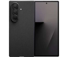 Dėklas Pitaka Ultra-Slim Case, Juodas/Pilkas - Samsung Galaxy Z Fold 7