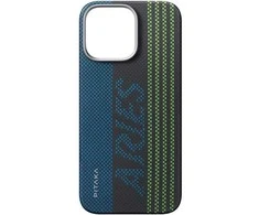 Pitaka x „Aries“ lytėjimo austas dėklas, skirtas kreditinėms kortelėms – „iPhone 16 Pro Max“
