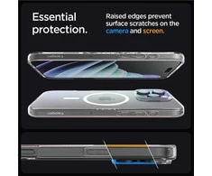 Dėklas „Spigen Crystal Flex MagSafe“, krištolo skaidrumo – „iPhone 16 Pro“